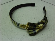 Opaska dziewczęca na włosy, z kokardką