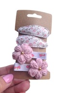 Spinki do włosów szydełkowe kwiatki 4 szt.