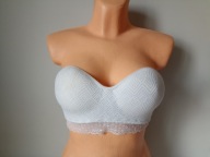 Śliczny biustonosz biały r.L