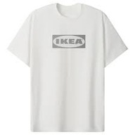 T-shirt biały S/M 100% bawełna AURTIENDE Ikea