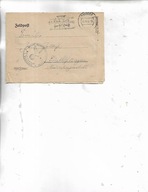 List żołnierza Wehrmachtu Krzyż Zelazny NSDAP Panzer I Komp. Amberg 1943