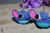 Breloczek Stitch – ręcznie robiony na szydełku, uroczy prezent dla fanów