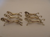 Podstawki pod sztućce, podpórki pod noże, 6 szt, retro, vintage