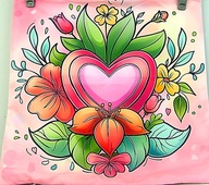 # POSZEWKA - POLIESTER / JEDWAB - 45 X 45 cm - D3