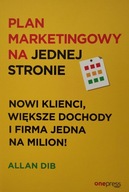 Plan marketingowy na jednej stronie Allan Dib