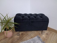 Ławka pufa puf otwierana 60 x 30 x 40 schowek pojemnik na wymiar siedzisko