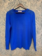 Xinchaofa - nowa szmaragdowa dzianina ażurkowe ramiona rękawki 40!