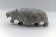 Hipopotam hipcio vinyage rzeźba z kamienia figurka - 11cm - kolekcjonerska