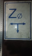 tabliczka orientacyjna infrastruktury technicznej
