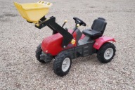 Traktor na pedały pompowane koła