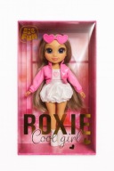 ROXIE COOL GIRL Lalka ciemny blond w różowej skórzanej kurtce ELEFUN 3+