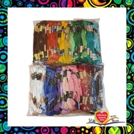 Kolorowe muliny – zestaw do haftu i rękodzieła