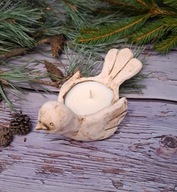 Świeca sojowa nr2 w ceramicznej osłonce w formie ptaszka