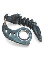 Keyrambit Galaxy Smok Zielony 19 cm – druk 3D ozdoba, gadżet kolekcjonerski