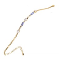 62758 BRANSOLETKA 18K POZŁACANA 17+5 CM 5 MM CRYSTAL Swarovski