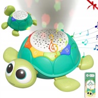 UCIEKAJĄCY ŻÓŁW INTERAKTYWNA ZABAWKA CHODZĄCY MUZYKA DLA DZIECKA PREZENT