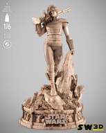 Cara Dune, wydruk 3D, żywica