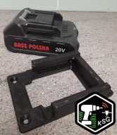 5szt. Uchwyt, wieszak na ścianę na akumulator Bass Polska 20v