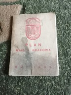 Kraków stary plan miasta 1934r tramwaje