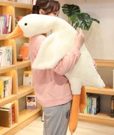 MASKOTKA MIŚ PLUSZAK PLUSZOWY GĘŚ 130CM MIEKKA MIŁA DZIECI DZIECKO PREZENT