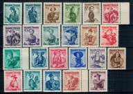Austria 1948 Znaczki 894/925 ** folklor stroje ludowe