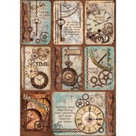 STAMPERIA * papier ryżowy A4 DFSA4287 steampunk