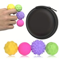 Antystresowe Kulki Magnetyczne 4 szt. w etui relaks autyzm ADHD SI kolorowe