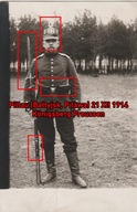 376N ŻOŁNIERZ LANDSTURM KONIGSBERG PILLAU BAGNET 1914 NIEMCY CESARSTWO