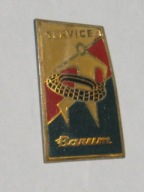 BARUM SERVICE czeski producent opon odznaka z PRL