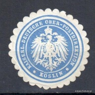 Zalepka --- Koslin - Koszalin - Poczta