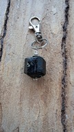 Breloczek zawieszka brelok czarny turmalin krystaliczny