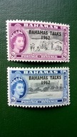 Bahamy Bahamas ** 2 znaczki QEII kolonie angielskie brytyjskie