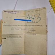 Rachunek Dom Ekspedycyjno Przewozowy Góralski i S-ka Tczew. 1928