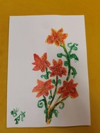 Rysunek Kwiaty Gramy dla WOŚP