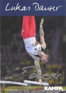 Autograf Lukas Dauser, gimnastyk artystyczny