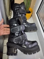Buty NEW ROCK, piękne damskie kozaczki, prawie nowe , jedyne w sieci!