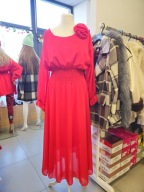 Czerwona sukienka r. Uni 40-46 Italy !!!