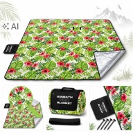 KOC PIKNIKOWY PLAŻOWY SUN PRO 200x200 IZOLACJA WODOODPORNY DUŻY Z UCHWYTEM