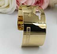 Blueberry złota bransoletka damska mapa świata - stal 316L - STYL I KLASA