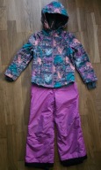 Zestaw kurtka i spodnie narciarskie dla dziewczynki r.110/116