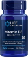 Suplement diety Life Extension Vitamin D3 3000 IU witamina D3