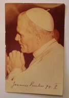 PAPIEŻ JAN PAWEŁ II - CIEKAWE ZDJĘCIE, FOTOGRAFIA - PODPIS NA ZDJĘCIU