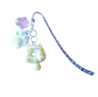 Zakładka do książki z kocipączkiem i kocimi łapkami