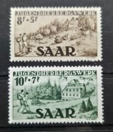 Niemcy, Saarland Mi.262 - 63, czyste