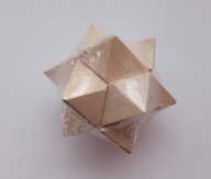 Drewniane puzzle Łamigłówka Tricky Game Gra logiczna Puzzle 3D Gwiazda