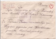 JANÓW PODLASKI BIAŁA PODLASKA -koperta erka stemple -obieg 1925 rok