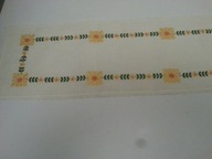 KILIM BIEŻNIK RĘCZNIE HAFTOWANY PŁÓTNO STOKROTKI