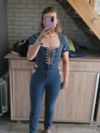 Kombinezon dżinsowy Asos 38/M / 36/S