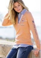 bluza dresowa słoneczna z koszulą; markowa, nowa 44/46