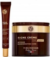 Yves Rocher 1 x Riche Creme: Dzień/Noc 75ml + Krem regenerujący pod Oczy